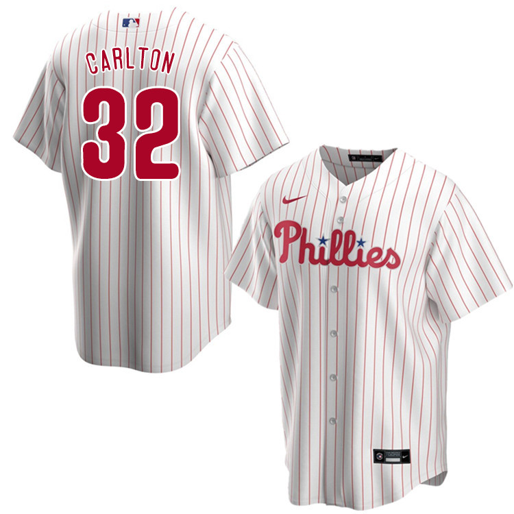 Nike Men #32 Steve Carlton Philadelphia Phillies Baseball Jerseys Sale-White